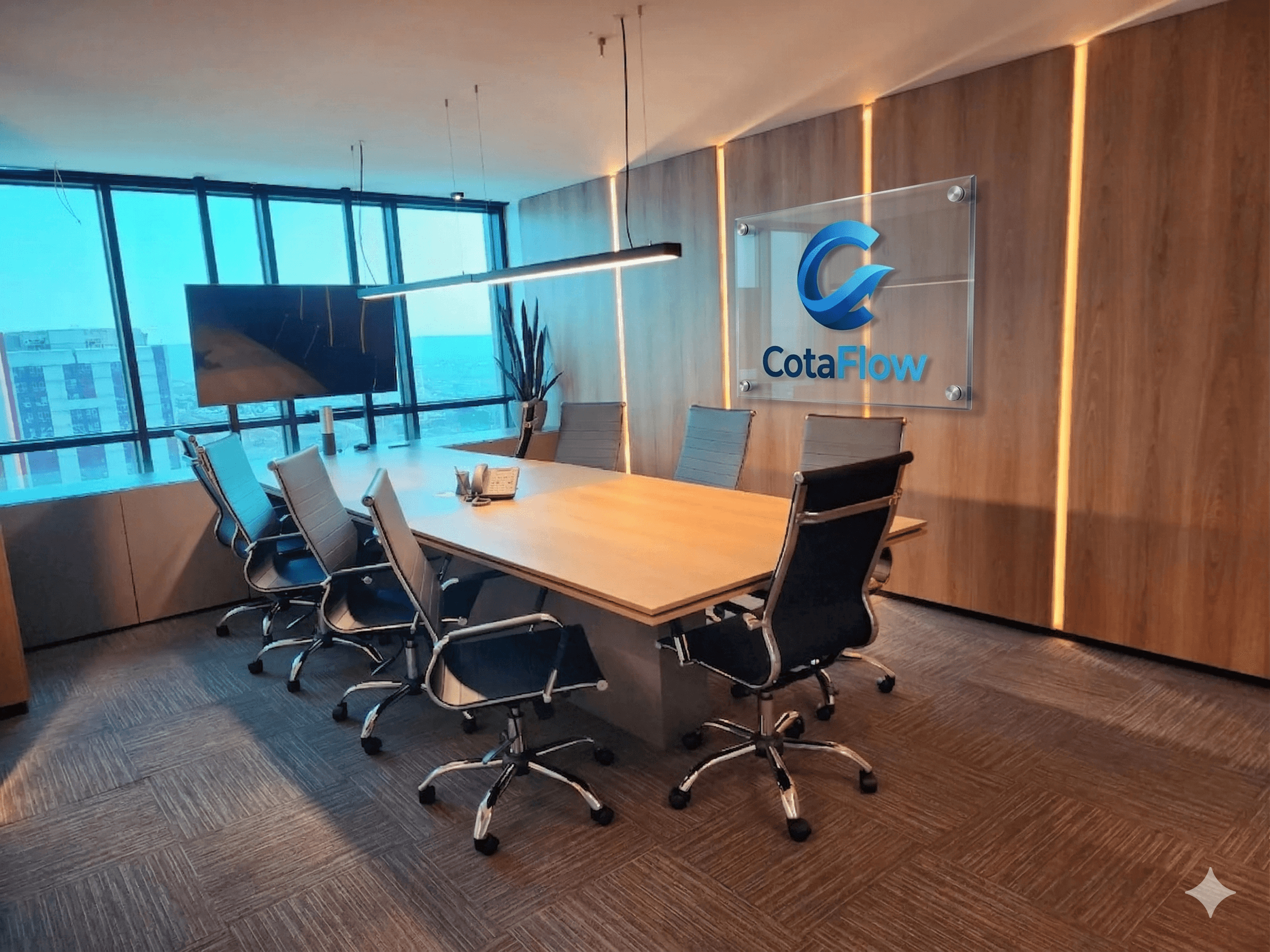 CotaFlow Office Background